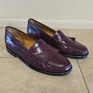 Cole Haan Burgundy Leather Loafers